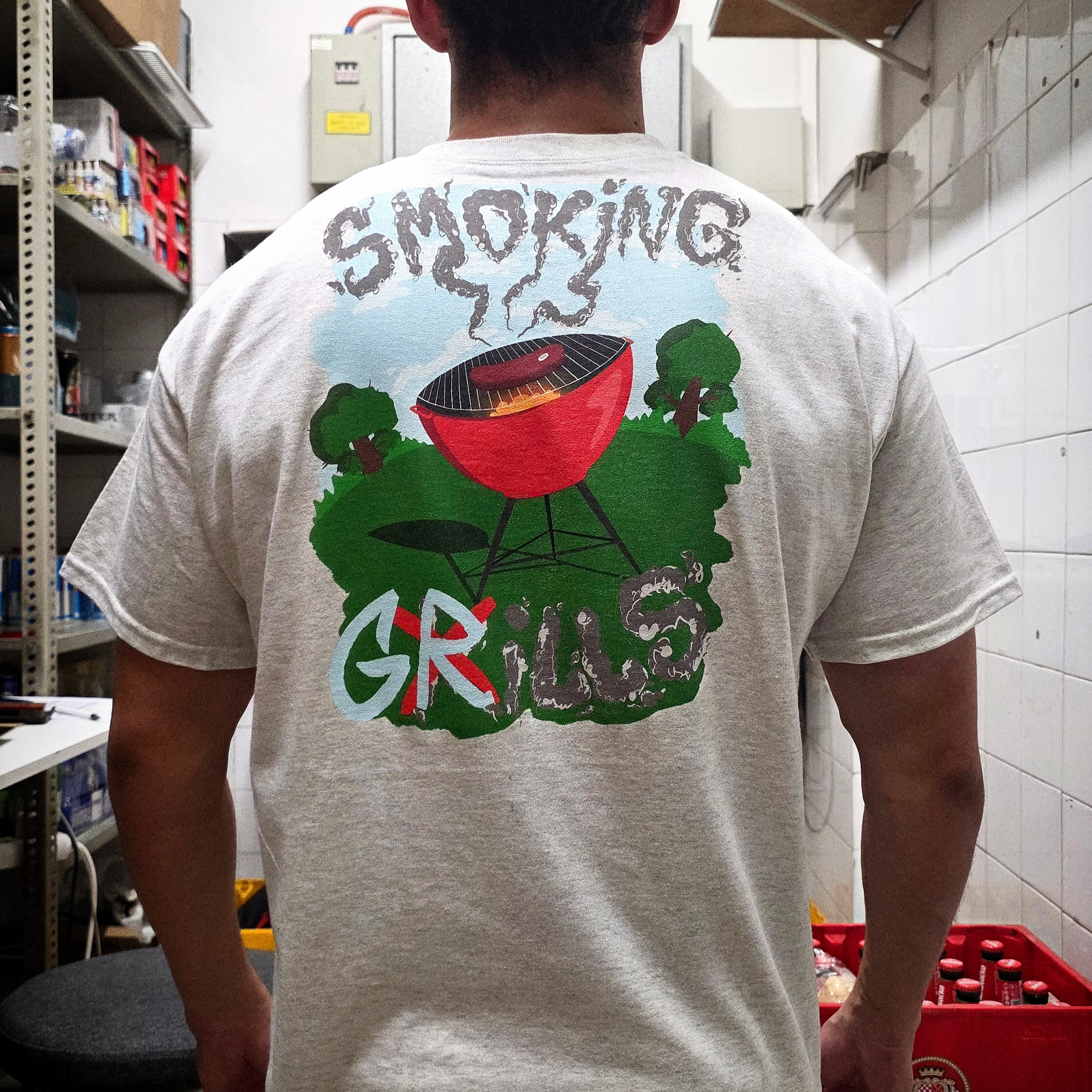 Smoking Grills t-shirt Back